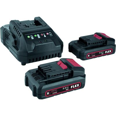Flex-Tools, Werkzeugakku + Ladegerät, Zubehör 532740 P-Set 22 Q Akku-Set 18V 2,5Ah - 2 x AP18.0/2.5 Akku + 18-Volt-Ladegerät (18 V) Flex-Tools, Werkzeugakku + Ladegerät, Zubehör 532740 P-Set 22 Q Akku-Set 18V 2,5Ah - 2 x AP18.0/2.5 Akku + 18-Volt-Ladegerät (18 V)
