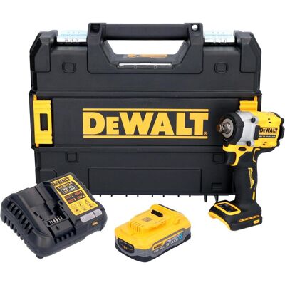 DeWalt, Bohrmaschine + Akkuschrauber, DCF 921 H1T Akku Schlagschrauber 18 V 400 Nm 1/2" Brushless + 1x Powerstack Akku 5,0 Ah + (Schlagschrauber) DeWalt, Bohrmaschine + Akkuschrauber, DCF 921 H1T Akku Schlagschrauber 18 V 400 Nm 1/2" Brushless + 1x Powerstack Akku 5,0 Ah + (Schlagschrauber)