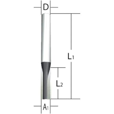 Makita, Fräser, Fräser Nut Zweischneider 8mm Makita, Fräser, Fräser Nut Zweischneider 8mm