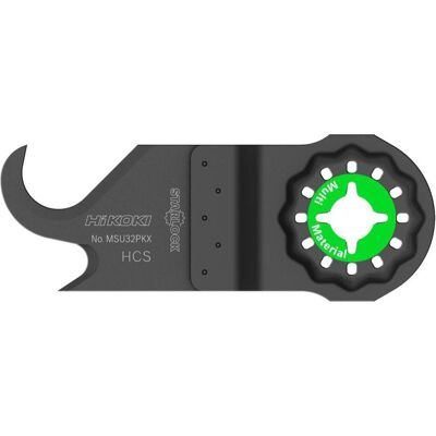 Hikoki, Sägeblatt, Zubehör 782784 Multitool Klinge Multi-Material HCS STARLOCK MSU32PKX Hikoki, Sägeblatt, Zubehör 782784 Multitool Klinge Multi-Material HCS STARLOCK MSU32PKX