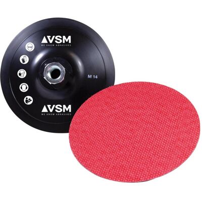 Vsm, Schleifmittel, Bagskive ZKL Ø150-M14 hård gummi velcro Vsm, Schleifmittel, Bagskive ZKL Ø150-M14 hård gummi velcro
