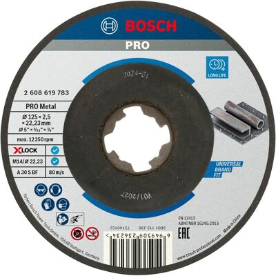 Bosch Professional Zubehör, Sägeblatt, PRO Metal X-Lock Trennscheibe, 125 x 2,5 x 22,23 mm Bosch Professional Zubehör, Sägeblatt, PRO Metal X-Lock Trennscheibe, 125 x 2,5 x 22,23 mm