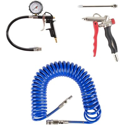 Stier, Druckluftaufsatz, Druckluft-Set Premium 3-teilig Stier, Druckluftaufsatz, Druckluft-Set Premium 3-teilig