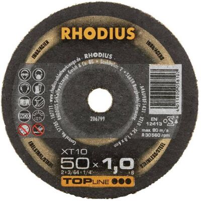 Rhodius, Sägeblatt, Trennscheibe 50 x 1.0 x 6.0 mm Rhodius, Sägeblatt, Trennscheibe 50 x 1.0 x 6.0 mm