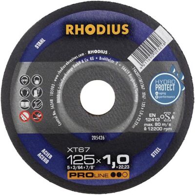 Rhodius XT67 Trennscheibe - Stahl - 180mm - 1,5mm - 22,23mm Rhodius XT67 Trennscheibe - Stahl - 180mm - 1,5mm - 22,23mm