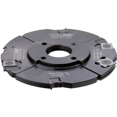 CMT, Fräser, 694.001.30 3-teiliger verstellbarer Nutenfräser 140 x 30 mit WPL-Messern, Typ MAN CMT, Fräser, 694.001.30 3-teiliger verstellbarer Nutenfräser 140 x 30 mit WPL-Messern, Typ MAN