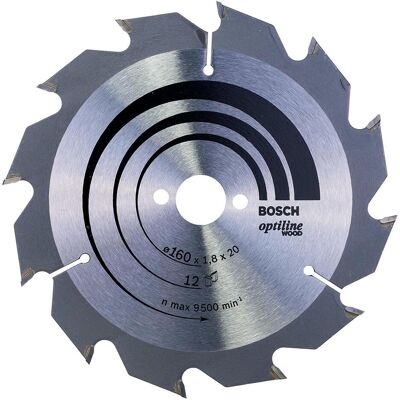 Bosch Professional Zubehör, Sägeblatt, PRO Wood Kreissägeblatt, 160 x 1.8 x 20 mm Bosch Professional Zubehör, Sägeblatt, PRO Wood Kreissägeblatt, 160 x 1.8 x 20 mm