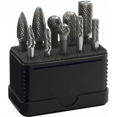 Alpen 776000005100 Hartmetall-Frässtifte - 6mm Schnitt - Grau Alpen 776000005100 Hartmetall-Frässtifte - 6mm Schnitt - Grau