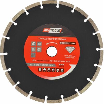Awtools, Sägeblatt, AW TARCZA DIAMENTOWA 230x22,2 / SEGMENTOWA Awtools, Sägeblatt, AW TARCZA DIAMENTOWA 230x22,2 / SEGMENTOWA