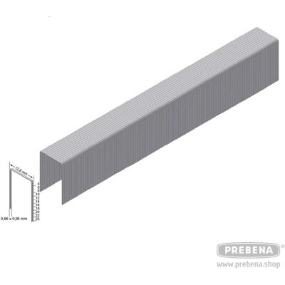 Prebena, Tackerklammern + Tackernägel, Heftklammern verzinkt12 mm Prebena, Tackerklammern + Tackernägel, Heftklammern verzinkt12 mm