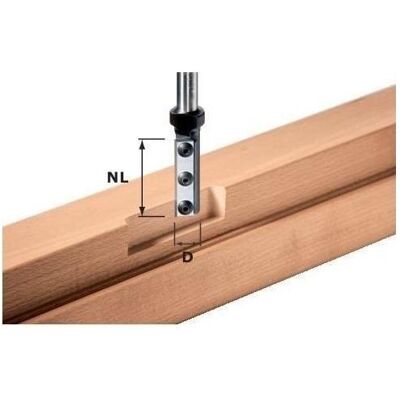 Festool, Fräser, Nutfräser-Wendeplatten HW S12 D16/50 WP Festool, Fräser, Nutfräser-Wendeplatten HW S12 D16/50 WP