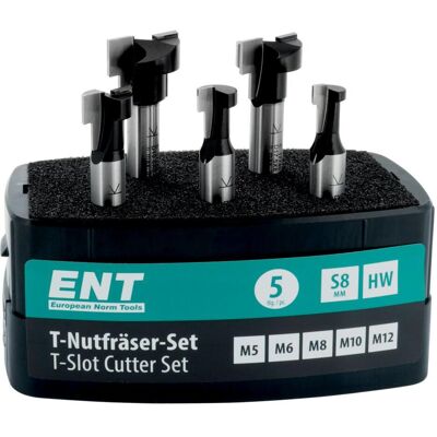 Hws, Fräser, T-Nutfr+AMMApA-ser-Set, 5-teilig Hws, Fräser, T-Nutfr+AMMApA-ser-Set, 5-teilig