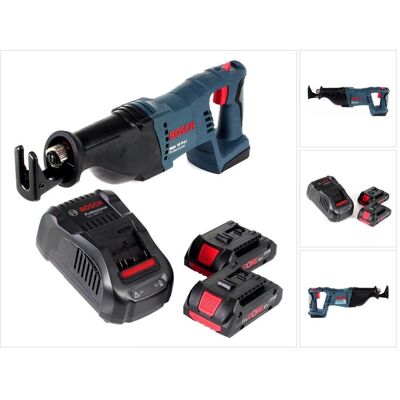 Bosch Professional, Säbelsäge, GSA 18 V-Li Akku Säbelsäge 18V + 2x Akku 4,0Ah + Ladegerät Bosch Professional, Säbelsäge, GSA 18 V-Li Akku Säbelsäge 18V + 2x Akku 4,0Ah + Ladegerät
