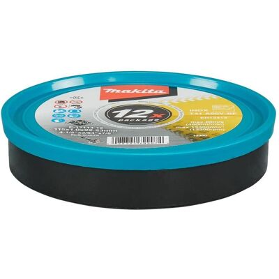 Makita, Sägeblatt, Zubehör E-17114-12 Trennscheibe Edelstahl 115 x 22,23 x 1 mm 12 Stück Makita, Sägeblatt, Zubehör E-17114-12 Trennscheibe Edelstahl 115 x 22,23 x 1 mm 12 Stück