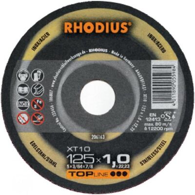 Rhodius, Sägeblatt, Trennscheibe XT10 TOP Rhodius, Sägeblatt, Trennscheibe XT10 TOP