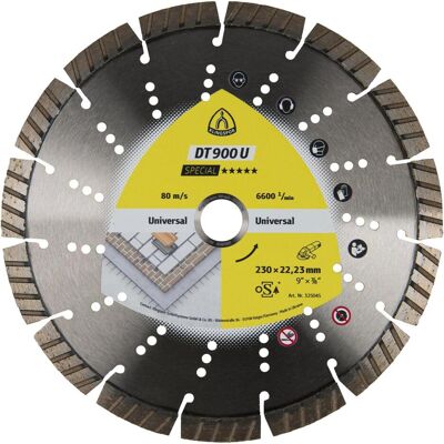 Klingspor, Sägeblatt, DT 900 U Special - Diamanttrennscheibe 125 x 22,23 mm Klingspor, Sägeblatt, DT 900 U Special - Diamanttrennscheibe 125 x 22,23 mm
