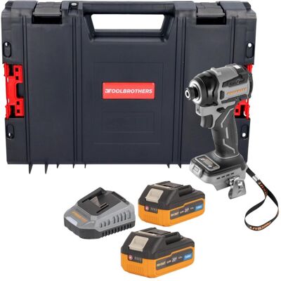 Procraft, Bohrmaschine + Akkuschrauber, Industrial ID20Abb Akku Schlagschrauber 20 V 180 Nm 1/4" + 2x Akku 4,0 Ah + Ladegerät + (Schlagschrauber) Procraft, Bohrmaschine + Akkuschrauber, Industrial ID20Abb Akku Schlagschrauber 20 V 180 Nm 1/4" + 2x Akku 4,0 Ah + Ladegerät + (Schlagschrauber)