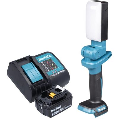 Makita, Arbeitsleuchte, DML 816 SF1X Akku Arbeitsleuchte 18 V 500 lm LED + 1x Akku 3,0 Ah + Ladegerät (500 lm) Makita, Arbeitsleuchte, DML 816 SF1X Akku Arbeitsleuchte 18 V 500 lm LED + 1x Akku 3,0 Ah + Ladegerät (500 lm)