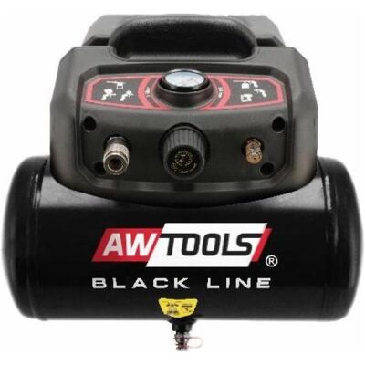 Awtools, Kompressor, Ölfreier Kompressor AC6 6L 1,5 PS Black Line (6 l) Awtools, Kompressor, Ölfreier Kompressor AC6 6L 1,5 PS Black Line (6 l)