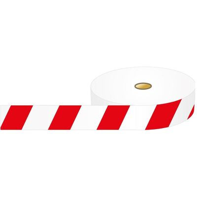 Brady, Absperrung, B-912, Absperrband, Polyethylen, Rot/Weiss, gestreift, 75mm x 500m, für Kennzeichnung von tem Brady, Absperrung, B-912, Absperrband, Polyethylen, Rot/Weiss, gestreift, 75mm x 500m, für Kennzeichnung von tem