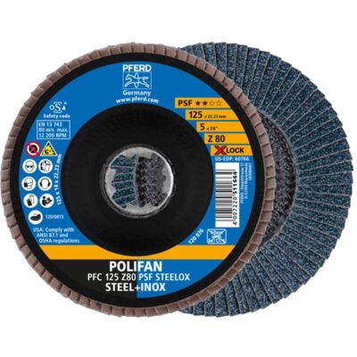 Pferd, Schleifmittel, X-LOCK Fächerschleifscheibe Universal-Linie PSF (60) Pferd, Schleifmittel, X-LOCK Fächerschleifscheibe Universal-Linie PSF (60)