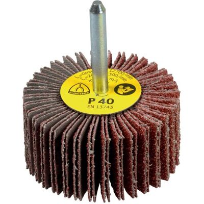 Klingspor Fächerschleifer - Korund, Ø50mm, 6mm Schaft, Körnung 120 Klingspor Fächerschleifer - Korund, Ø50mm, 6mm Schaft, Körnung 120
