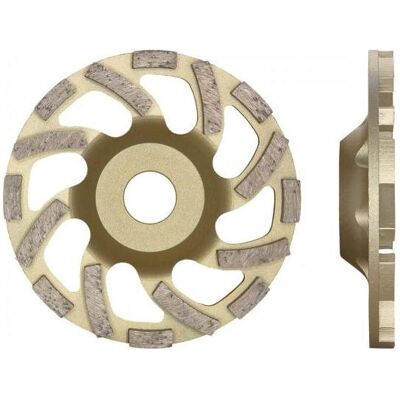 Elmag, Schleifmittel, - DiaProfi-Schleiftopf PREMIUM-UNI Ø125mm Bohrung 22,2mm Naturstein, Granit, Beton, Baustellen Elmag, Schleifmittel, - DiaProfi-Schleiftopf PREMIUM-UNI Ø125mm Bohrung 22,2mm Naturstein, Granit, Beton, Baustellen