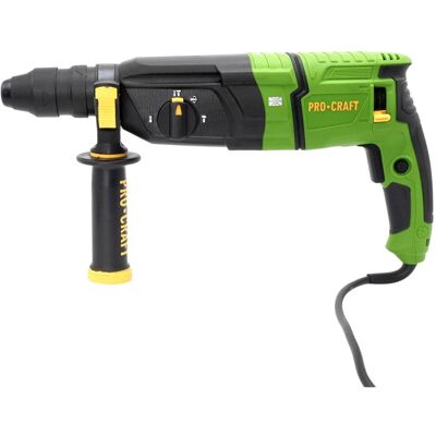 Procraft, Bohrmaschine + Akkuschrauber, BH1100DFR Kombihammer 900 Watt 3,2 J SDS plus + Koffer (Bohrhammer) Procraft, Bohrmaschine + Akkuschrauber, BH1100DFR Kombihammer 900 Watt 3,2 J SDS plus + Koffer (Bohrhammer)