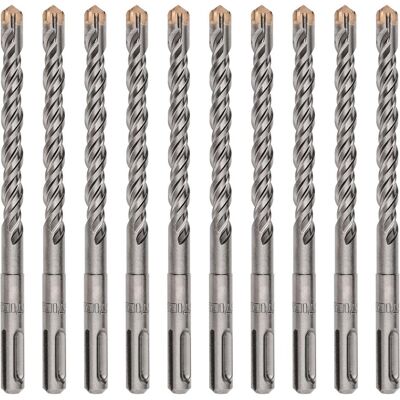 Stier, Bohrereinsatz, Hammerbohrer SDS-plus Premium 4-schneidig 12 x 160 mm 10-Stück (12 Millimeter) Stier, Bohrereinsatz, Hammerbohrer SDS-plus Premium 4-schneidig 12 x 160 mm 10-Stück (12 Millimeter)