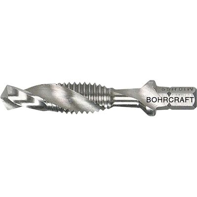 Bohrcraft, Gewindeschneider + Gewindebohrer, Maschinen-Kombi-Gewindebohrer HSS G M4 SPLIT POINT 1/4" 6-kant Schaft Bohrcraft, Gewindeschneider + Gewindebohrer, Maschinen-Kombi-Gewindebohrer HSS G M4 SPLIT POINT 1/4" 6-kant Schaft