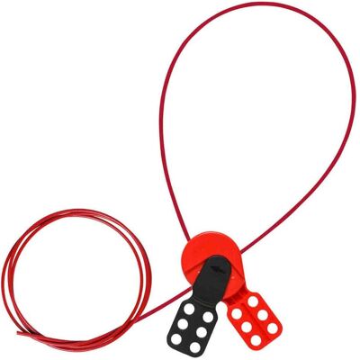 Brady, Zubehör Maschine, Safeflex Universal Kabelverriegelungssystem, mit 2 m Nylon-Kabel (1 Set) (145550) Brady, Zubehör Maschine, Safeflex Universal Kabelverriegelungssystem, mit 2 m Nylon-Kabel (1 Set) (145550)