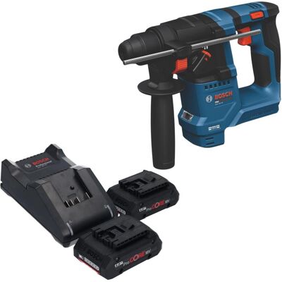 Professional, Bohrmaschine + Akkuschrauber, Bosch GBH 18V-18 Professional Akku Bohrhammer 18 V 1,5 J SDS plus Brushless + 2x ProCORE Akku 4,0 (Bohrhammer) Professional, Bohrmaschine + Akkuschrauber, Bosch GBH 18V-18 Professional Akku Bohrhammer 18 V 1,5 J SDS plus Brushless + 2x ProCORE Akku 4,0 (Bohrhammer)