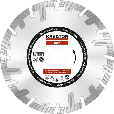 Kreator, Sägeblatt, KRT084103 Diamantschijven set – Ø150MM (KRT084103) Kreator, Sägeblatt, KRT084103 Diamantschijven set – Ø150MM (KRT084103)
