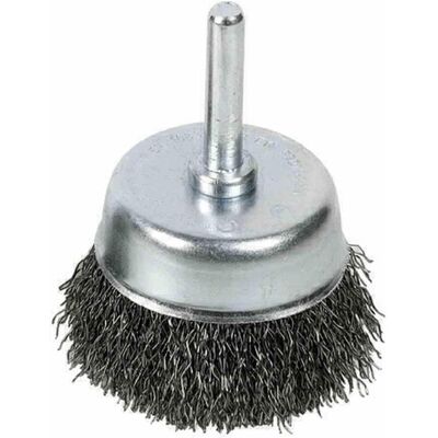 Ironside, Schleifmittel, 243025 Topfbürste 50 mm 0,3 mm gewellt 6 mm-Schaft Ironside, Schleifmittel, 243025 Topfbürste 50 mm 0,3 mm gewellt 6 mm-Schaft