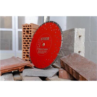 Stier, Sägeblatt, Diamanttrennscheibe Universal Premium Ø400 mm Bohrung 20 / 25,4 mm Stier, Sägeblatt, Diamanttrennscheibe Universal Premium Ø400 mm Bohrung 20 / 25,4 mm