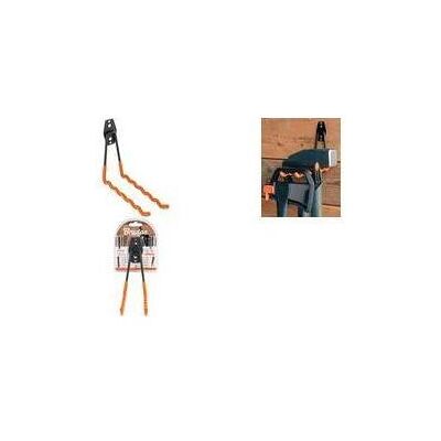 Bradas, Werkzeugwand, Werkzeughalter, gewellt, Länge: 195 mm aus hochwertigem Stahl mit PVC-Beschichtung in orange Bradas, Werkzeugwand, Werkzeughalter, gewellt, Länge: 195 mm aus hochwertigem Stahl mit PVC-Beschichtung in orange