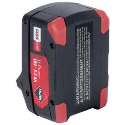 Rubi, Werkzeugakku + Ladegerät, CAS LIPOWER 18V 5.2AH (18 V) Rubi, Werkzeugakku + Ladegerät, CAS LIPOWER 18V 5.2AH (18 V)