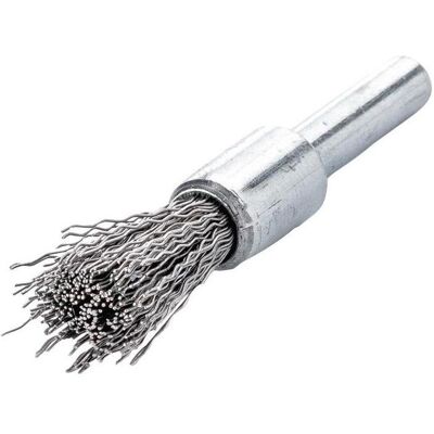 Lessmann, Schleifmittel, Pinselbürste Ø 12 mm Schaft 6 mm Drahtstärke 0,3 mm Stahl 20000 min-¹ Lessmann, Schleifmittel, Pinselbürste Ø 12 mm Schaft 6 mm Drahtstärke 0,3 mm Stahl 20000 min-¹
