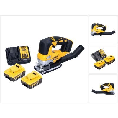 DeWalt, Stichsäge, DCS 334 M2 Akku Pendelhub Stichsäge 18 V Brushless + 2x Akku 4,0 Ah + Ladegerät DeWalt, Stichsäge, DCS 334 M2 Akku Pendelhub Stichsäge 18 V Brushless + 2x Akku 4,0 Ah + Ladegerät