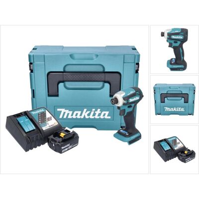 Makita, Bohrmaschine + Akkuschrauber, DTD 172 RM1J Akku Schlagschrauber 18 V 180 Nm 1/4" Brushless + 1x Akku 4,0 Ah + Ladegerät + (Schlagschrauber) Makita, Bohrmaschine + Akkuschrauber, DTD 172 RM1J Akku Schlagschrauber 18 V 180 Nm 1/4" Brushless + 1x Akku 4,0 Ah + Ladegerät + (Schlagschrauber)