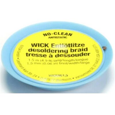 Ersa 0WICKNC1.5/10 No-Clean Entlötlitzen VE=10St (Entlötlitze), Lötgerät Zubehör Ersa 0WICKNC1.5/10 No-Clean Entlötlitzen VE=10St (Entlötlitze), Lötgerät Zubehör