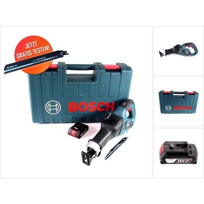Bosch Professional, Säbelsäge, Gratis Carbide Säbelsägeblatt GSA 18V-32 Akku Reciprosäge 18 V Säbelsäge Brushless + 1x Bosch Professional, Säbelsäge, Gratis Carbide Säbelsägeblatt GSA 18V-32 Akku Reciprosäge 18 V Säbelsäge Brushless + 1x