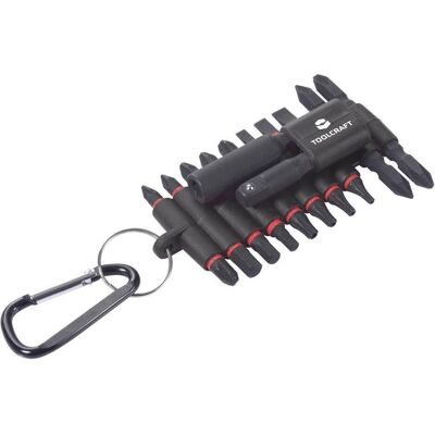 Toolcraft, Bits, TO-10911216 Bit set 20-piece Slot, Phillips, Pozidriv, Hex head, T+ incl. bit holder (Kreuz Phillips PH, Kreuz Pozidriv PZ, Schraubschlitz) Toolcraft, Bits, TO-10911216 Bit set 20-piece Slot, Phillips, Pozidriv, Hex head, T+ incl. bit holder (Kreuz Phillips PH, Kreuz Pozidriv PZ, Schraubschlitz)