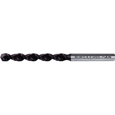Ruko, Bohrereinsatz, 10x Spiralbohrer DIN 338 TL 3000 TiAlN HSS Ø 3,7 mm (3,7 mm) Ruko, Bohrereinsatz, 10x Spiralbohrer DIN 338 TL 3000 TiAlN HSS Ø 3,7 mm (3,7 mm)