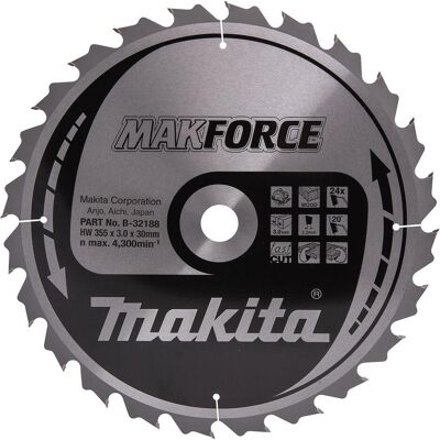 Makita, Sägeblatt, MAKFORCE Sägeb. 355x30x24Z Makita, Sägeblatt, MAKFORCE Sägeb. 355x30x24Z