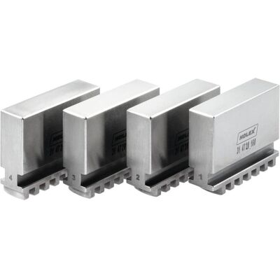 Holex, Zubehör Maschine, Blockbacken-Set 4-teilig, weich 160 mm Holex, Zubehör Maschine, Blockbacken-Set 4-teilig, weich 160 mm