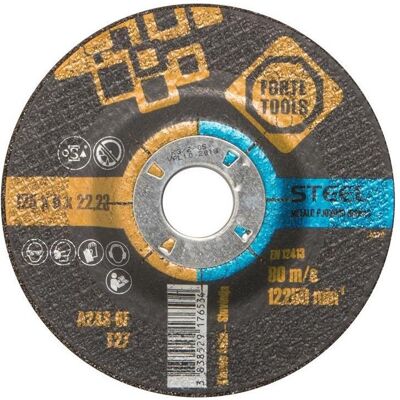 Forte tools, Sägeblatt, GRINDING DISC 125X6.5X22,23 MMFORTE TOOL Forte tools, Sägeblatt, GRINDING DISC 125X6.5X22,23 MMFORTE TOOL