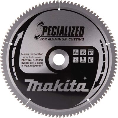 Makita, Sägeblatt, SPEZIALISIERTE SCHEIBENSÄGE ALUMINIUM 305x30mm 100 ZÄHNE Makita, Sägeblatt, SPEZIALISIERTE SCHEIBENSÄGE ALUMINIUM 305x30mm 100 ZÄHNE