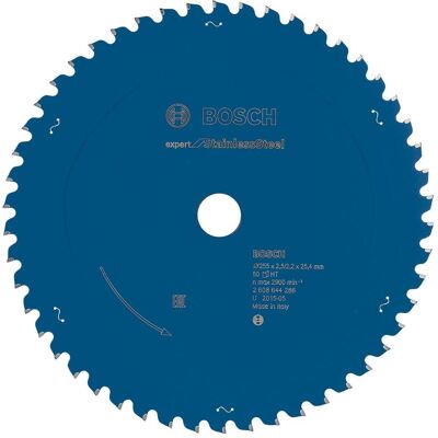 Bosch Professional Zubehör, Sägeblatt, Kreissägeblatt Expert for Stainless Steel, 255 x 25,4 x 2,5 x 50 Bosch Professional Zubehör, Sägeblatt, Kreissägeblatt Expert for Stainless Steel, 255 x 25,4 x 2,5 x 50