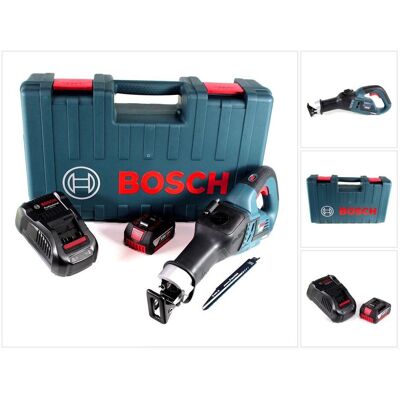 Bosch Professional, Säbelsäge, GSA 18V-32 Akku Reciprosäge 18V Säbelsäge Brushless im Handwerkerkoffer + 1x 4,0Ah Akku + Bosch Professional, Säbelsäge, GSA 18V-32 Akku Reciprosäge 18V Säbelsäge Brushless im Handwerkerkoffer + 1x 4,0Ah Akku +